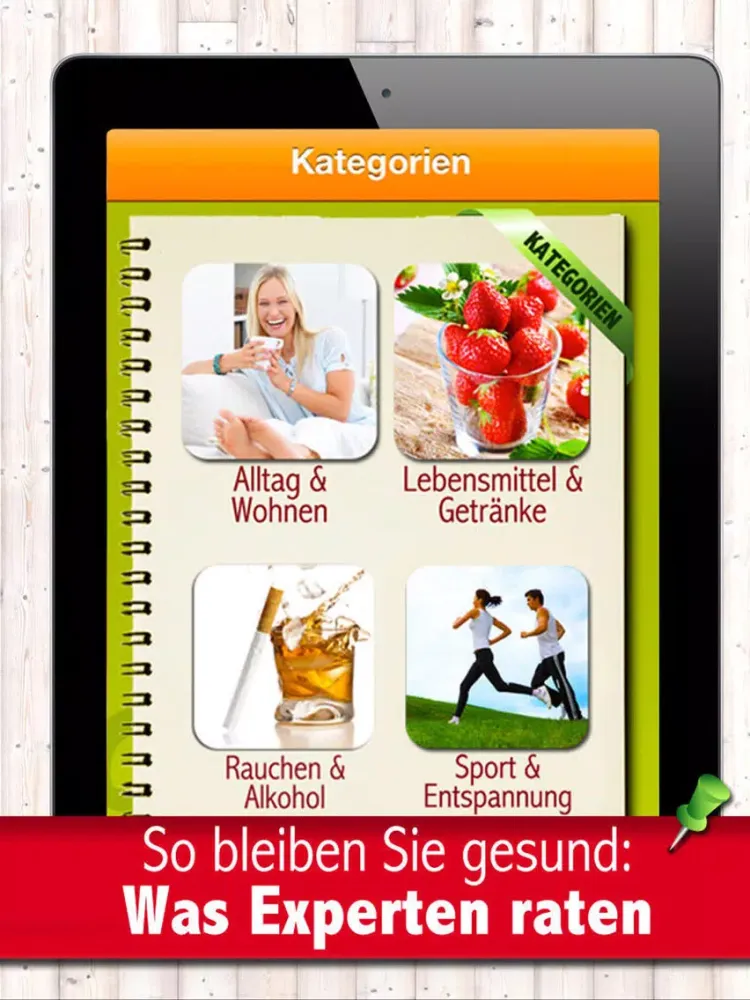 Скриншоты Krebs vorbeugen - Was uns schützt, was uns schadet iPad 
