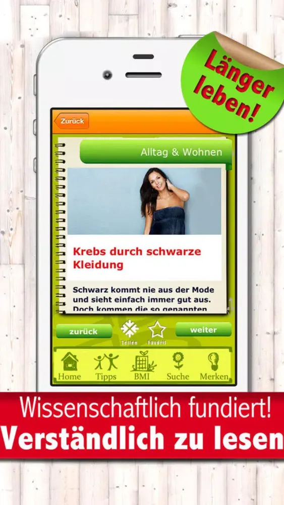 Скриншоты Krebs vorbeugen - Was uns schützt, was uns schadet