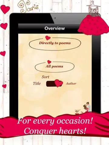 تصاویر Love Poems - The 150 Most Romantic Poems for Lovers and Couples iPad 
