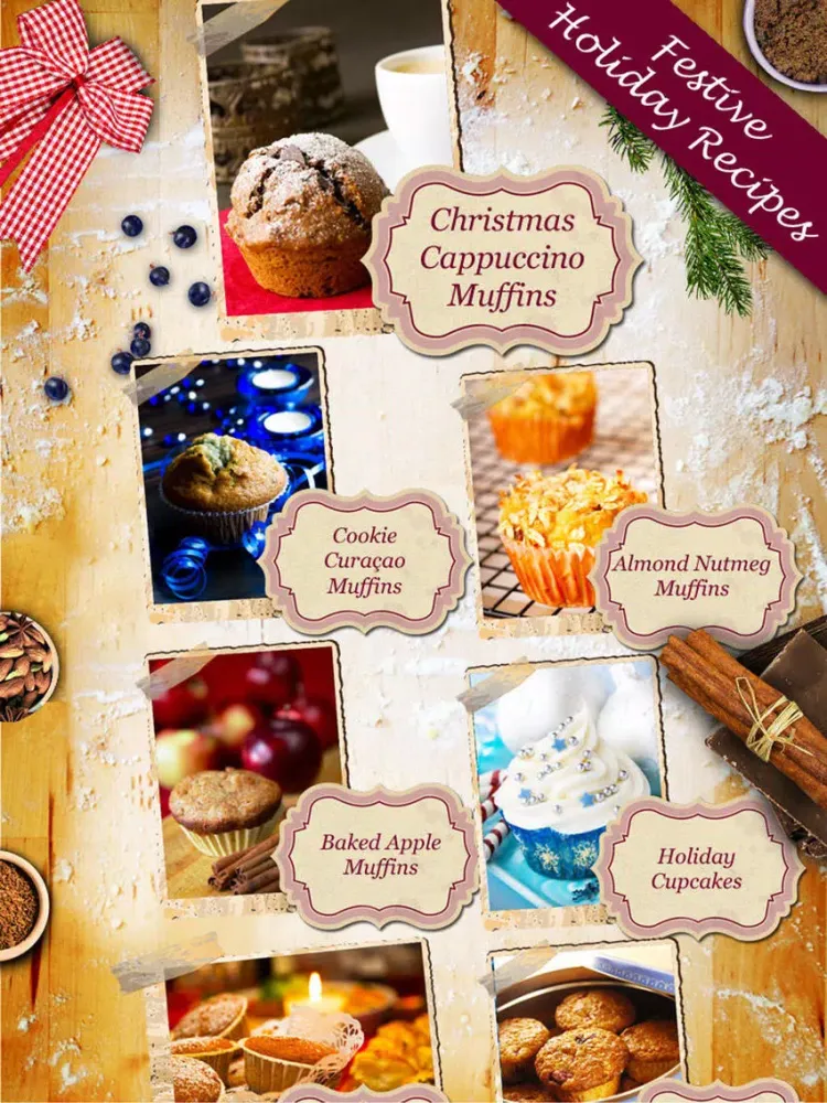 Christmas Muffins & Holiday Cupcakes - Recipes iPad  স্ক্রিনশট