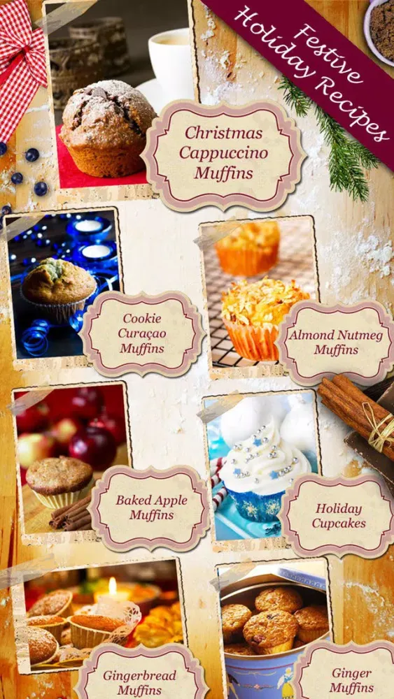 Christmas Muffins & Holiday Cupcakes - Recipes স্ক্রিনশট