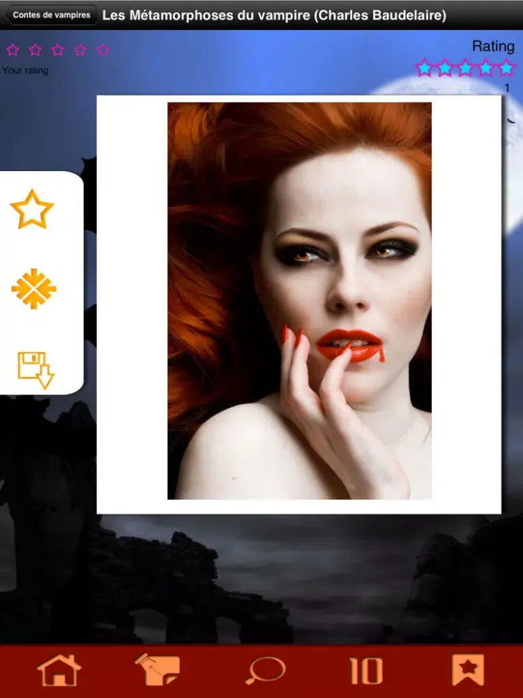 Contes de vampires - Histoires frissons! iPad 应用截图