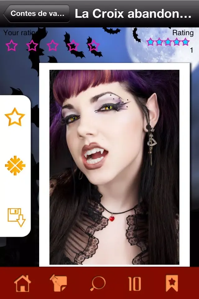 Contes de vampires - Histoires frissons!应用截图