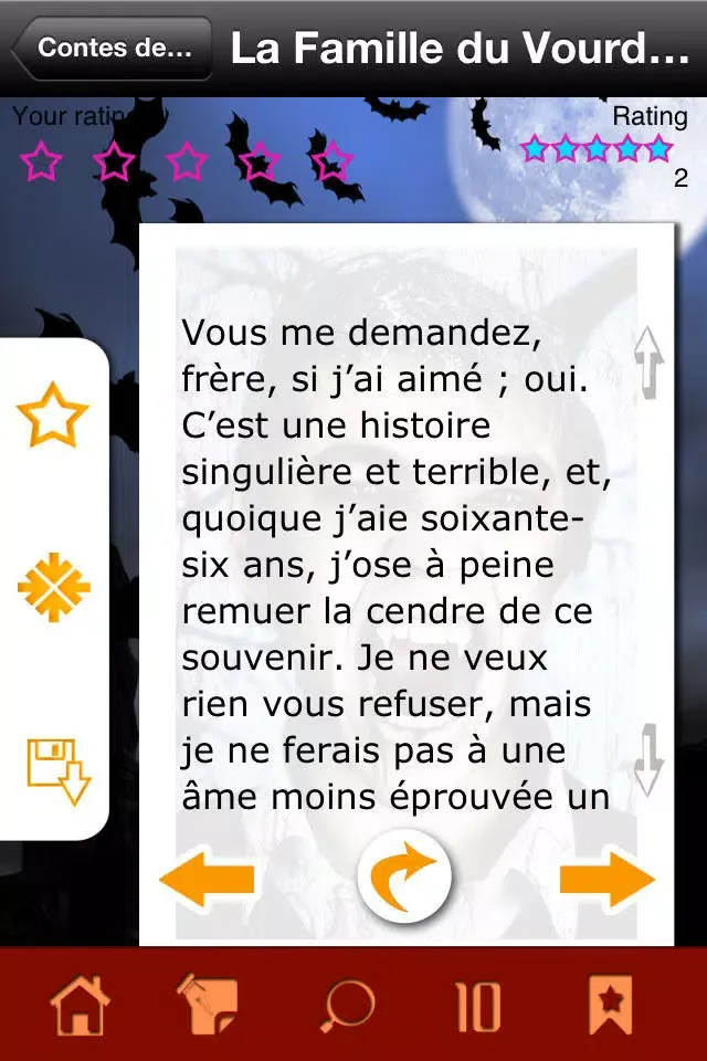 Contes de vampires - Histoires frissons!应用截图