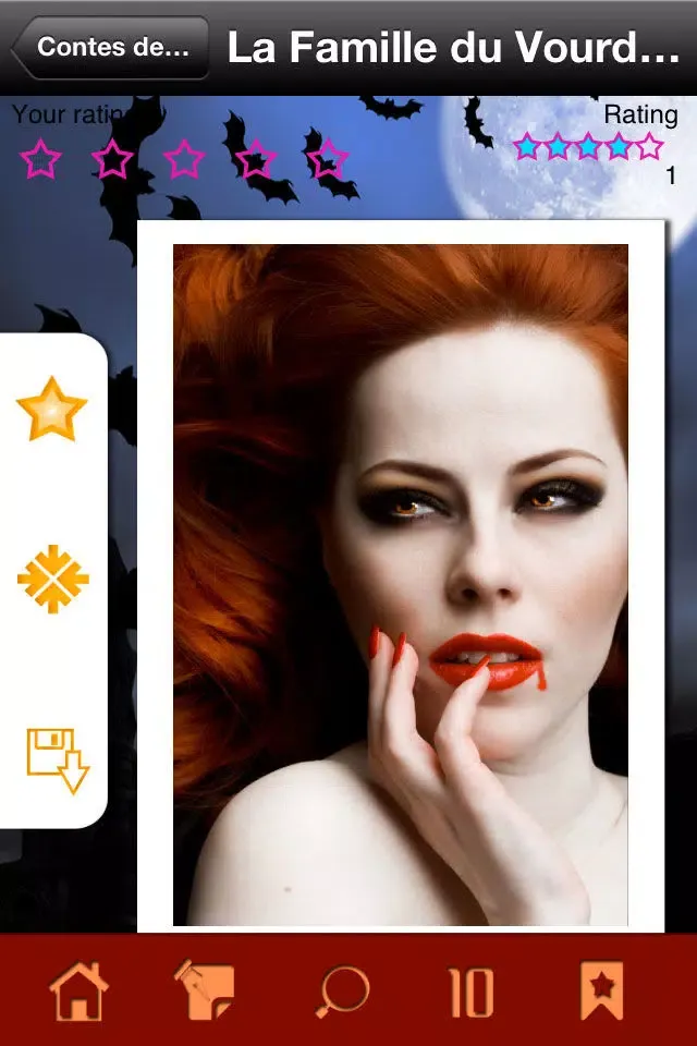 Contes de vampires - Histoires frissons!应用截图