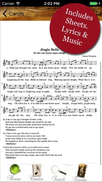 Captures d'écran de Christmas Carols SING WITH US