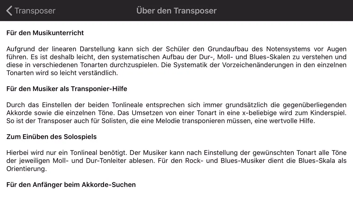 Screenshot di The Transposer