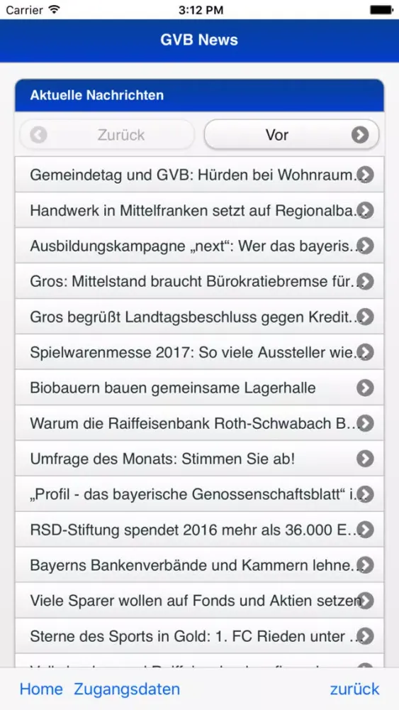 GVB Nachrichten Ekran Görüntüleri