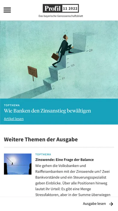 Captures d'écran de Profil – das GVB-Magazin