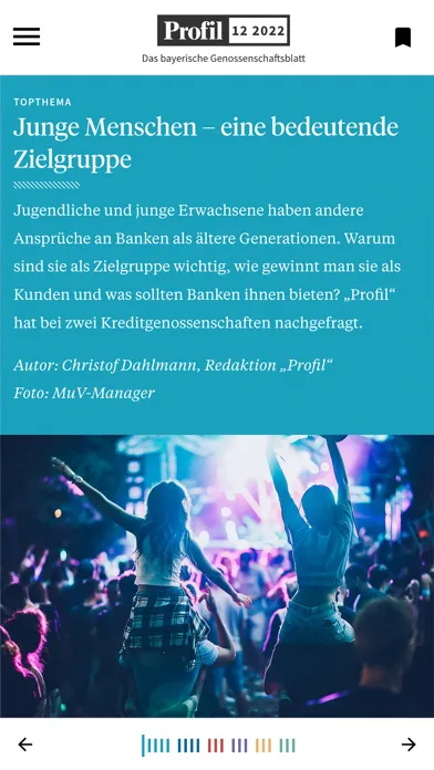 Captures d'écran de Profil – das GVB-Magazin