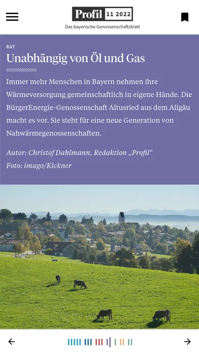 Captures d'écran de Profil – das GVB-Magazin