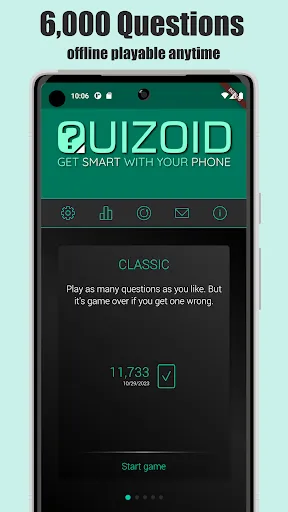 Screenshot di Quizoid: Offline Trivia Quiz