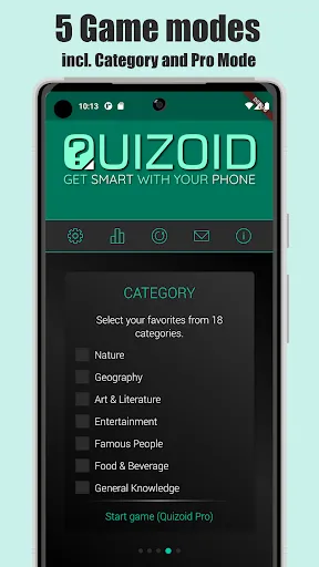Screenshot di Quizoid: Offline Trivia Quiz