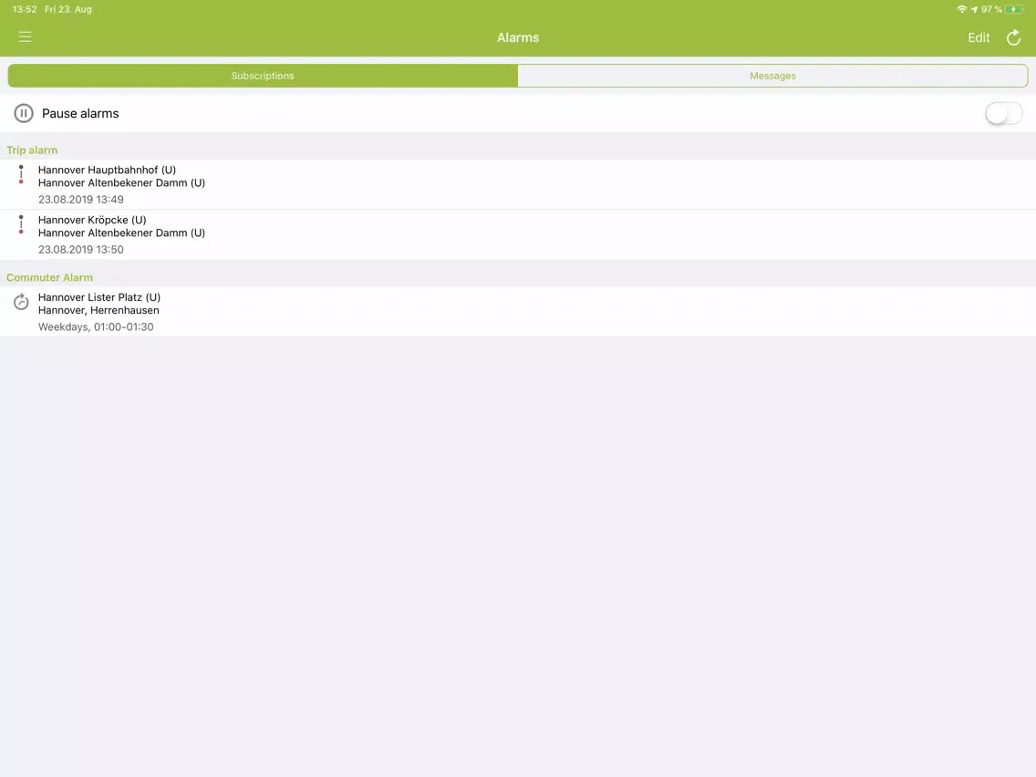 MyHannover iPad  スクリーンショット
