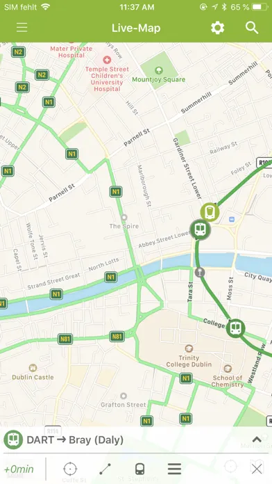 ภาพหน้าจอของ Iarnród Éireann – Irish Rail