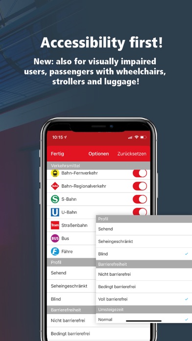 VBB Bus & Bahn: Route planner应用截图