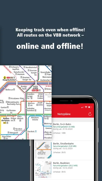 VBB Bus & Bahn: Route planner 스크린샷