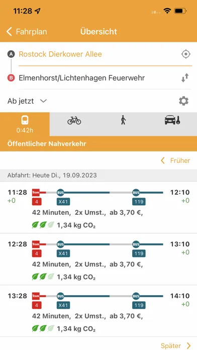 Capturas de tela do VVW Fahrpläne & Tickets