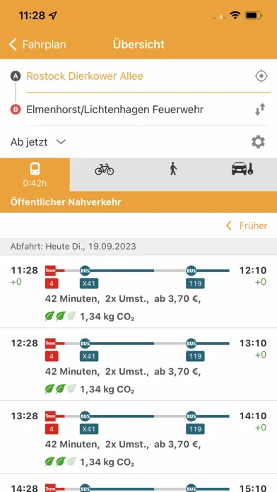 Capturas de tela do VVW Fahrpläne & Tickets