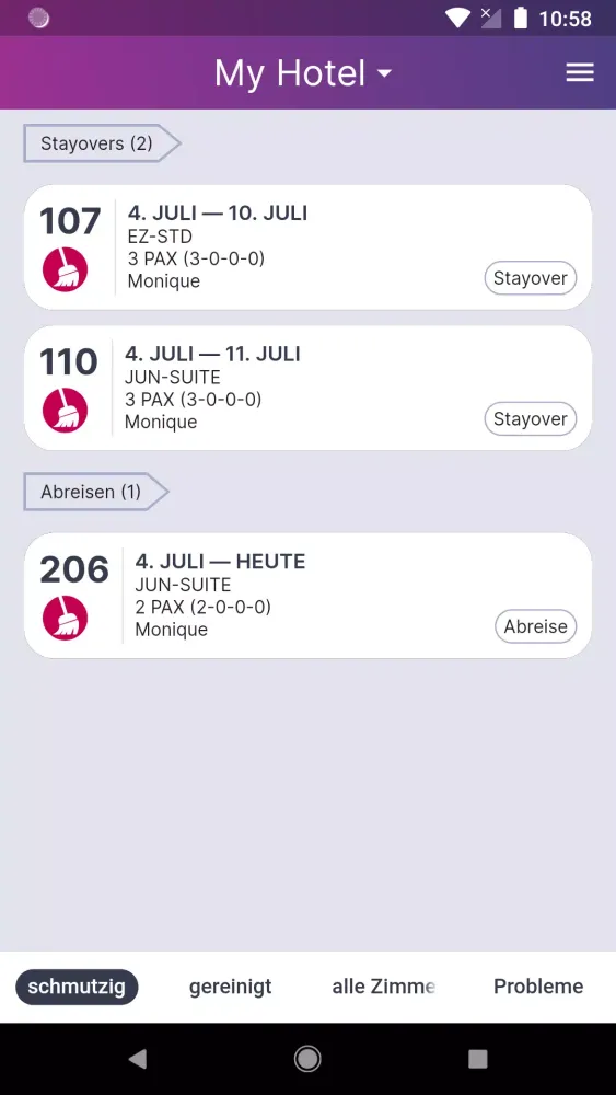 Скриншоты Maid Connect