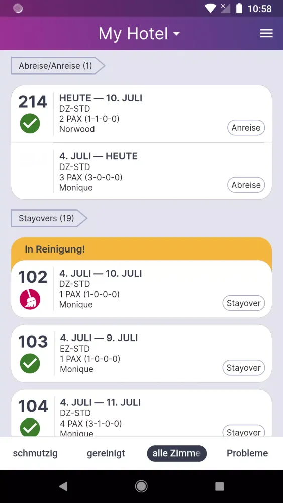 Скриншоты Maid Connect
