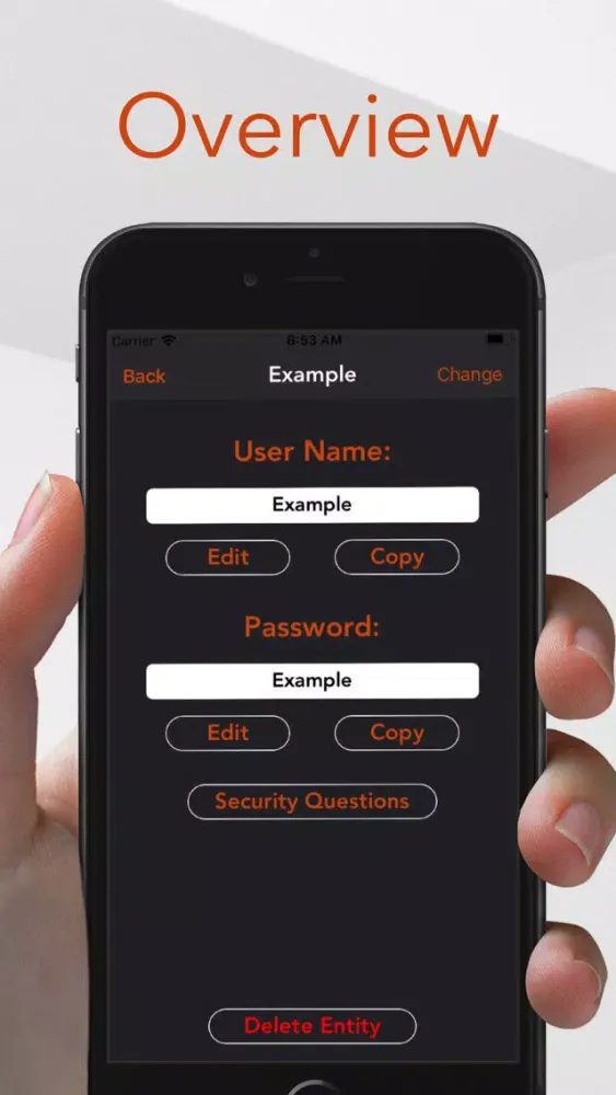 Password-Vault سکرین شاٹس