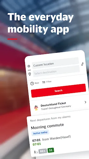 Zrzuty ekranu DB Streckenagent