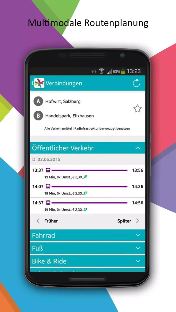 Zrzuty ekranu Salzburg Verkehr