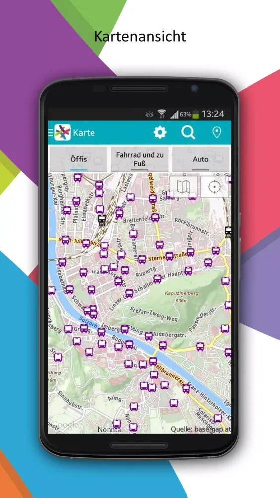 Zrzuty ekranu Salzburg Verkehr