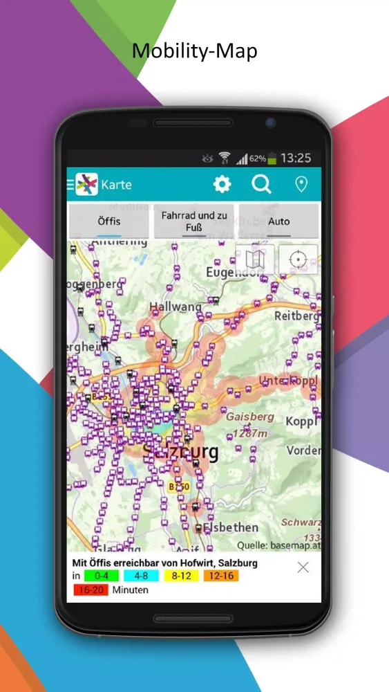 Zrzuty ekranu Salzburg Verkehr