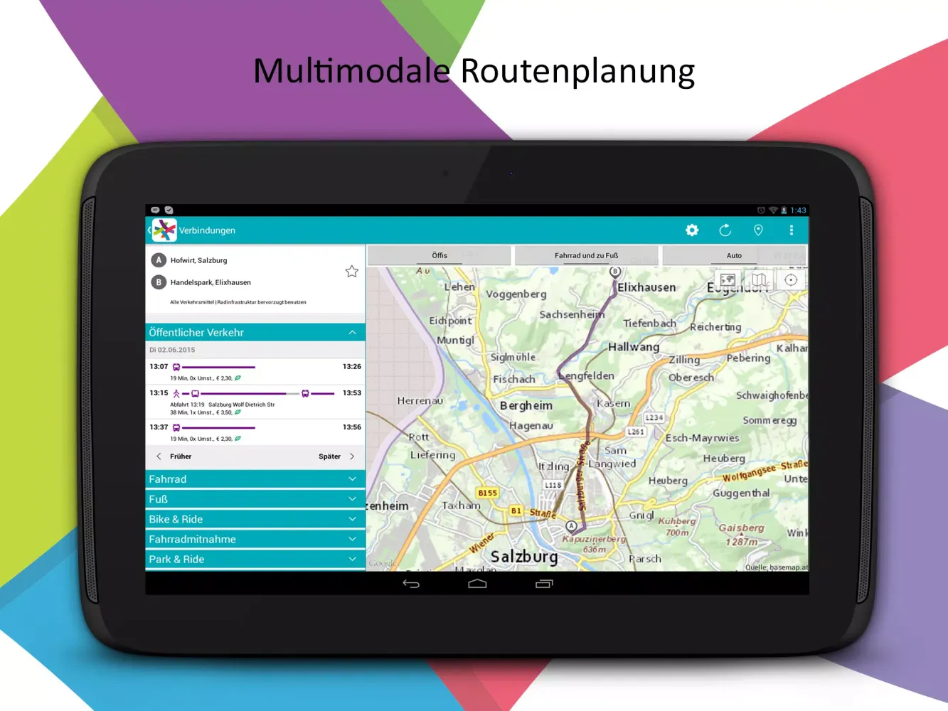 Zrzuty ekranu Salzburg Verkehr