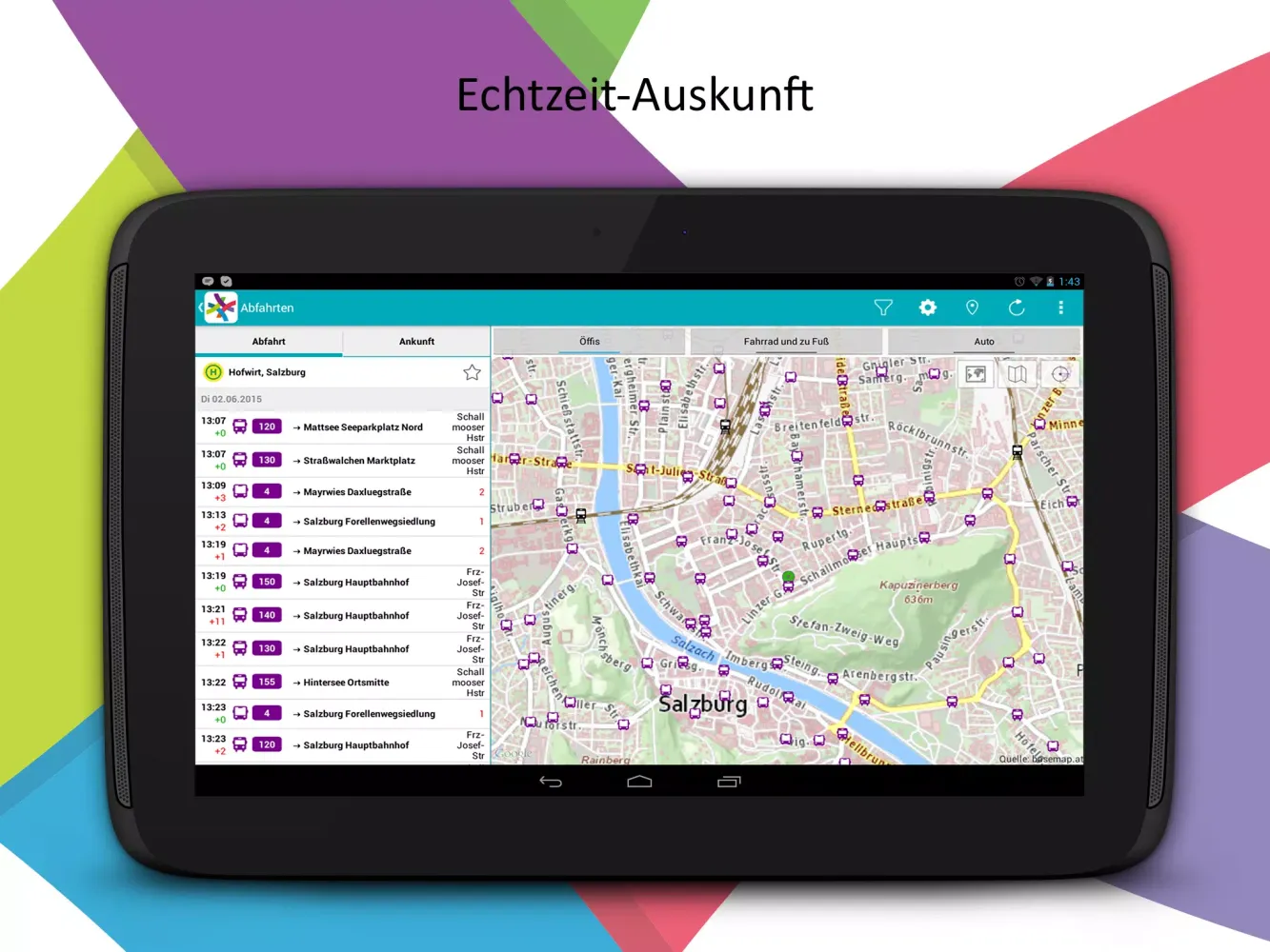Zrzuty ekranu Salzburg Verkehr