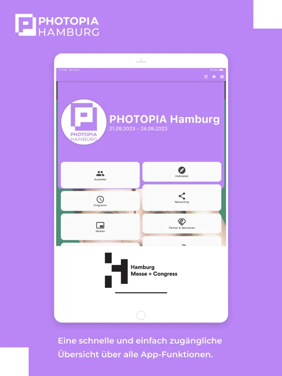 PHOTOPIA Hamburg 2023 iPad  Ekran Görüntüleri