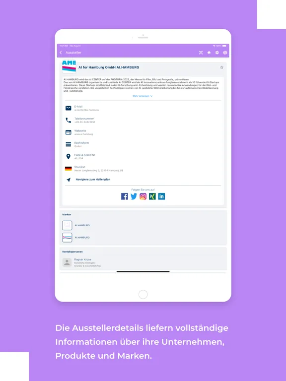 PHOTOPIA Hamburg 2023 iPad  Ekran Görüntüleri