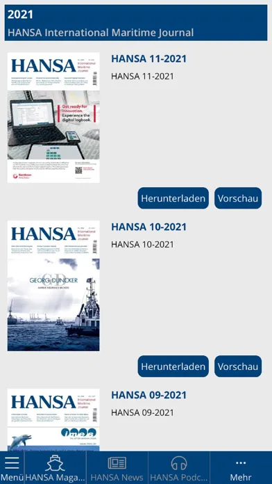 Скриншоты HANSA – Int. Maritime Journal