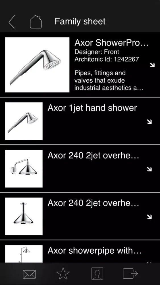 Axor App Screenshots