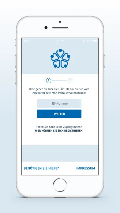 Tangkapan layar HÄV Scanner-App