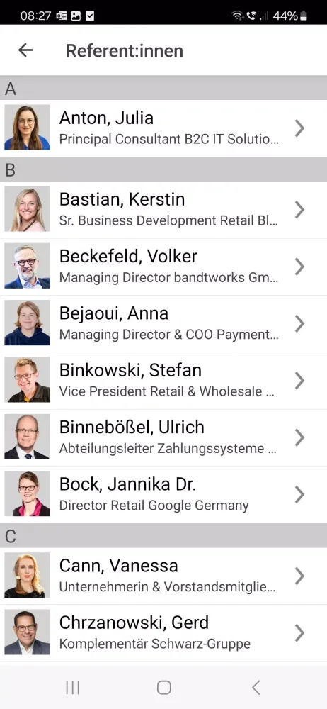 Captures d'écran de Handelskongress Deutschland