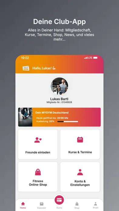 Скриншоты MYGYM Deutschland
