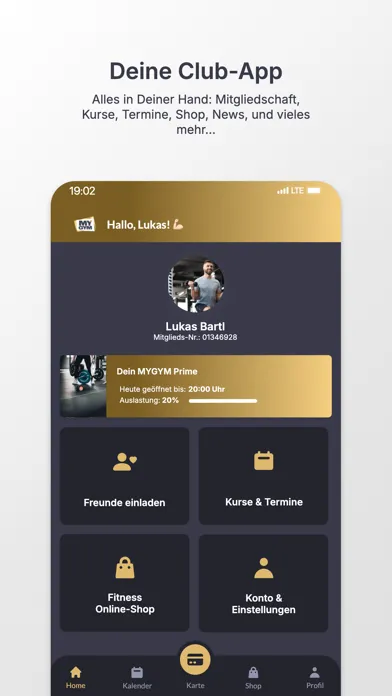 Captures d'écran de MYGYM Prime DE