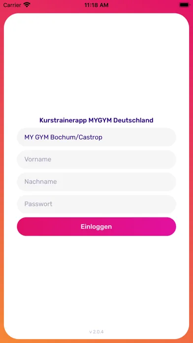 MyGym active KurstrainerApp Screenshots