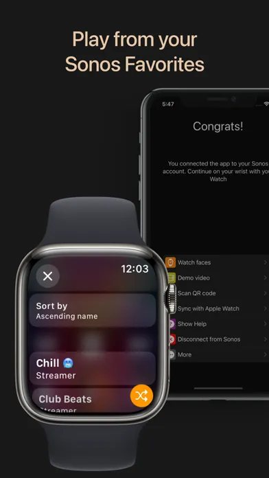 Скриншоты Lyd - Watch Remote for Sonos