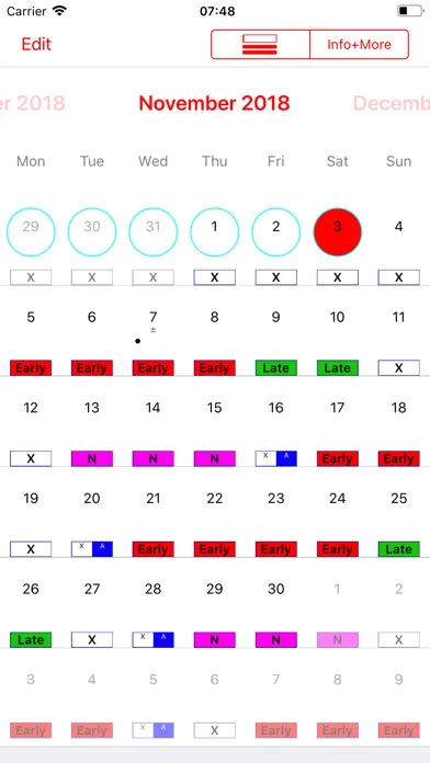Скриншоты Roster-Calendar Pro