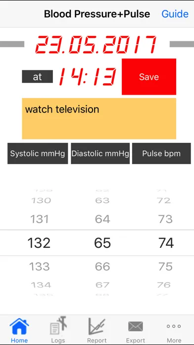 Blood Pressure+Pulse Lite स्क्रीनशॉट