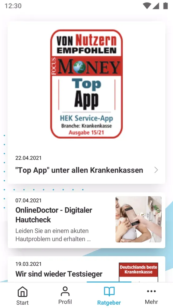 Capturas de pantalla de HEK Service-App