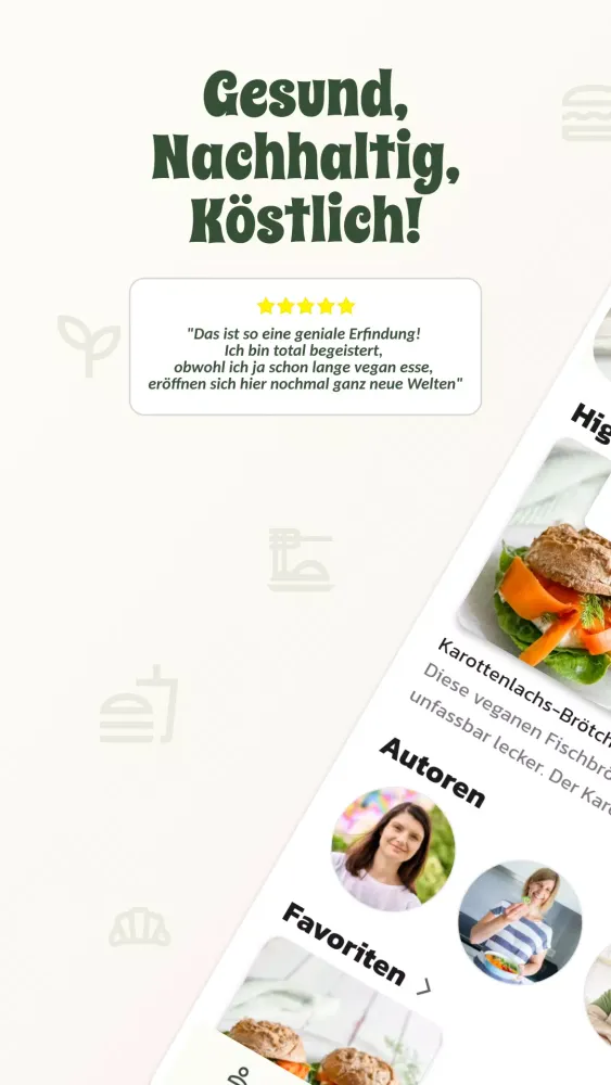 Ảnh chụp màn hình của Vegane Rezepte & Gesundheit