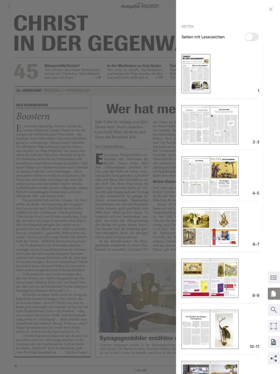 CHRIST IN DER GEGENWART iPad 應用截圖