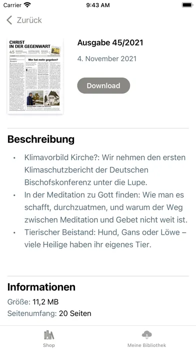 CHRIST IN DER GEGENWART應用截圖