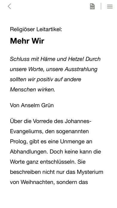 CHRIST IN DER GEGENWART應用截圖