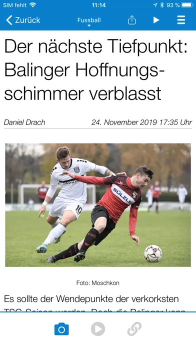 Screenshot di Zollern-Alb-Kurier News